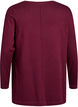 Gestrickte Bluse aus Baumwoll-Viskose-Mischung, Dunkles Bordeaux, Packshot image number 1