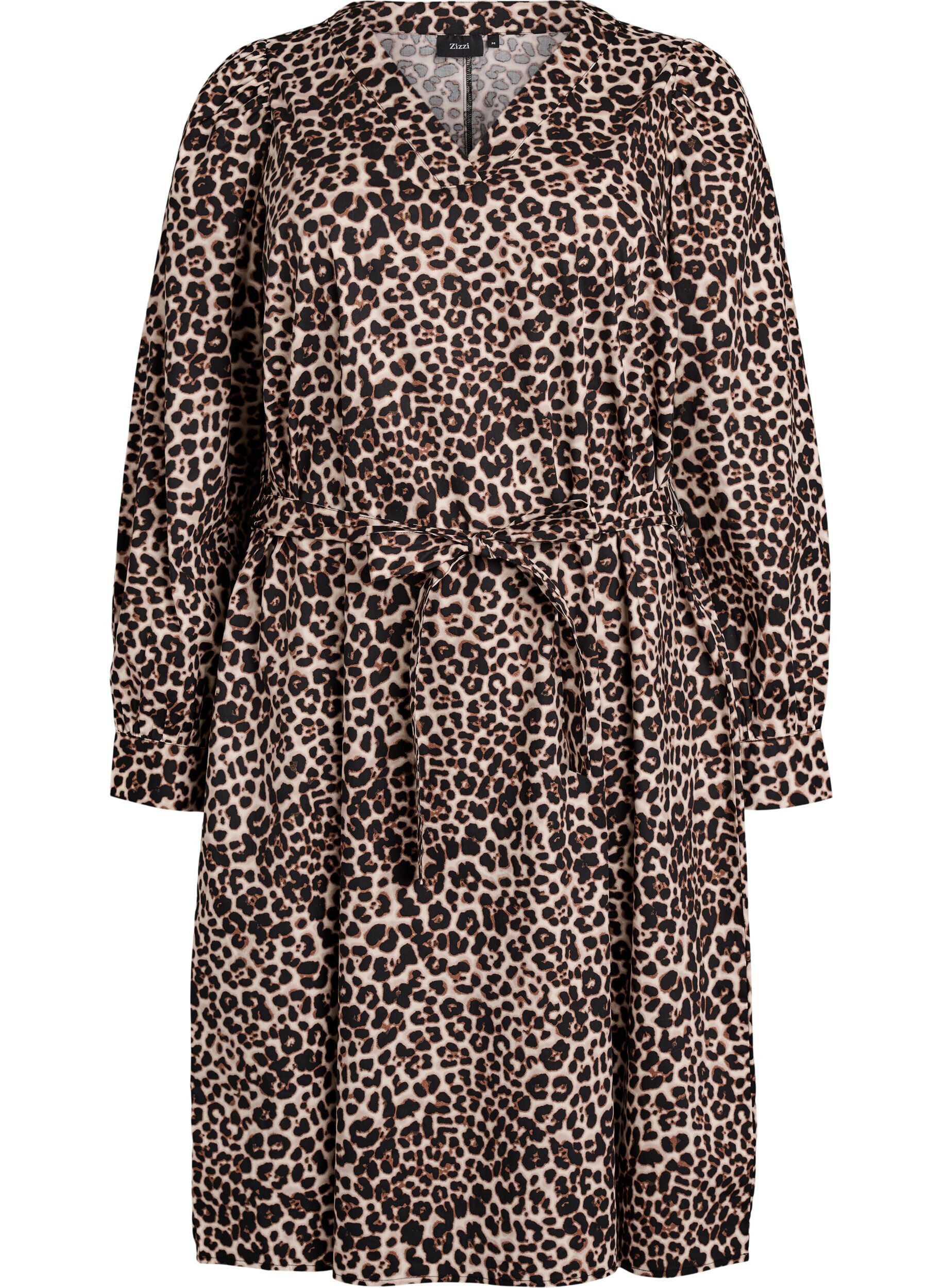 Kleid aus Bio-Baumwolle mit Bindeg&uuml;rtel