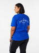 Sportliches T-Shirt aus Bio-Baumwolle, Blau, Model image number 2