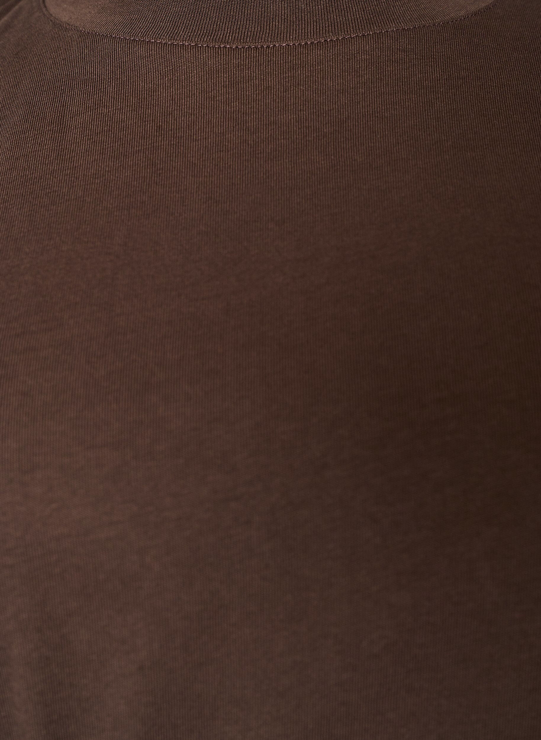 ZizziT-Shirt mit drapiertem Detail, Braun, Packshot image number 2