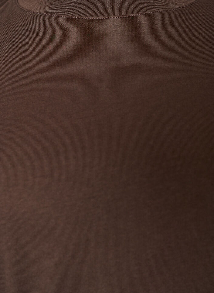 T-Shirt mit drapiertem Detail, Braun, Packshot image number 2
