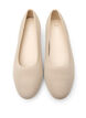 Ballerinas aus fein strukturiertem Stoff, Beige, Packshot image number 2