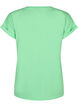 Kurz&auml;rmliges T-Shirt aus einer Baumwollmischung, Gr&uuml;n, Packshot image number 1