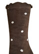 Socken aus Baumwolle mit Mustern, Braun, Packshot image number 2