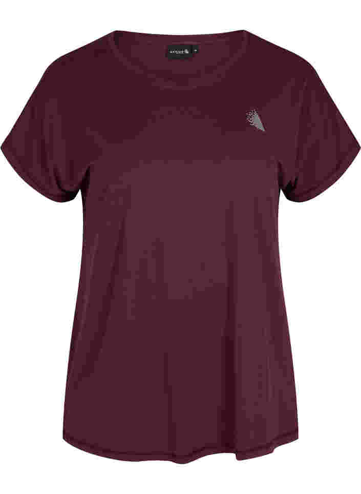 Einfarbiges Trainings-T-Shirt, Sassafras, Packshot image number 0