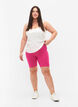 Einfarbige Basic Radlershorts, Pink, Model image number 1