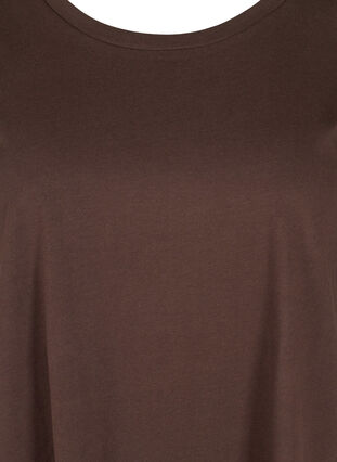 Langes kurzarm T-Shirt aus Baumwolle, Molé, Packshot image number 2