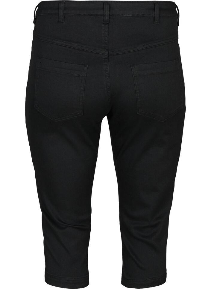 Slim Fit Emily Capri Jeans, Schwarz, Packshot image number 1
