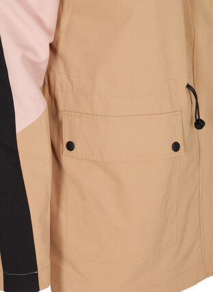 Jacke mit Kapuze und Taschen, Stucco Comb, Packshot image number 3