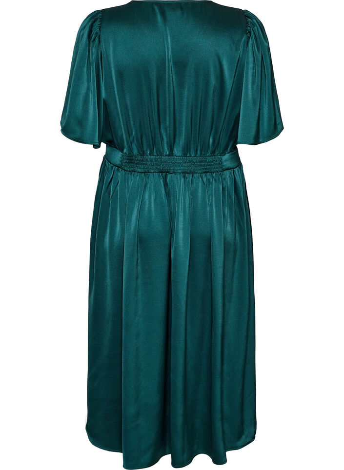 Empire-Partykleid in Midil&auml;nge, Gr&uuml;n, Packshot image number 1