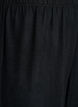 Hoch taillierte Hose aus Jersey mit weitem Bein, Schwarz, Packshot image number 2