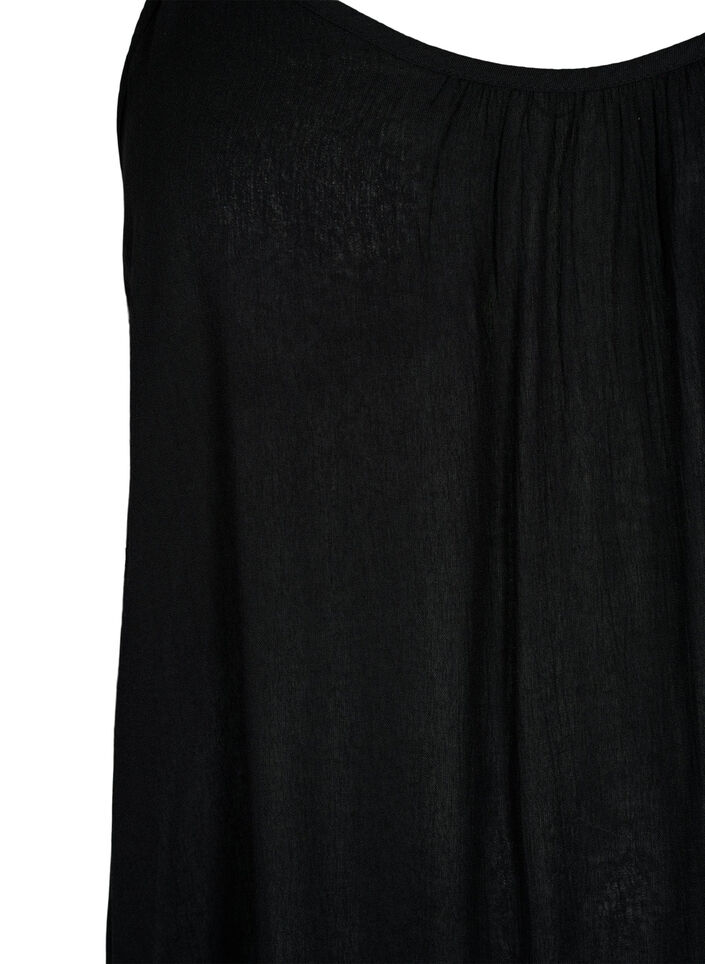 Tr&auml;gertop aus Viskose, Schwarz, Packshot image number 2
