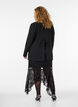 Midirock aus Spitze mit Pailletten, Schwarz, Model image number 2