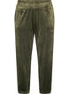 Lockere Samt-Hose, Gr&uuml;n, Packshot image number 0