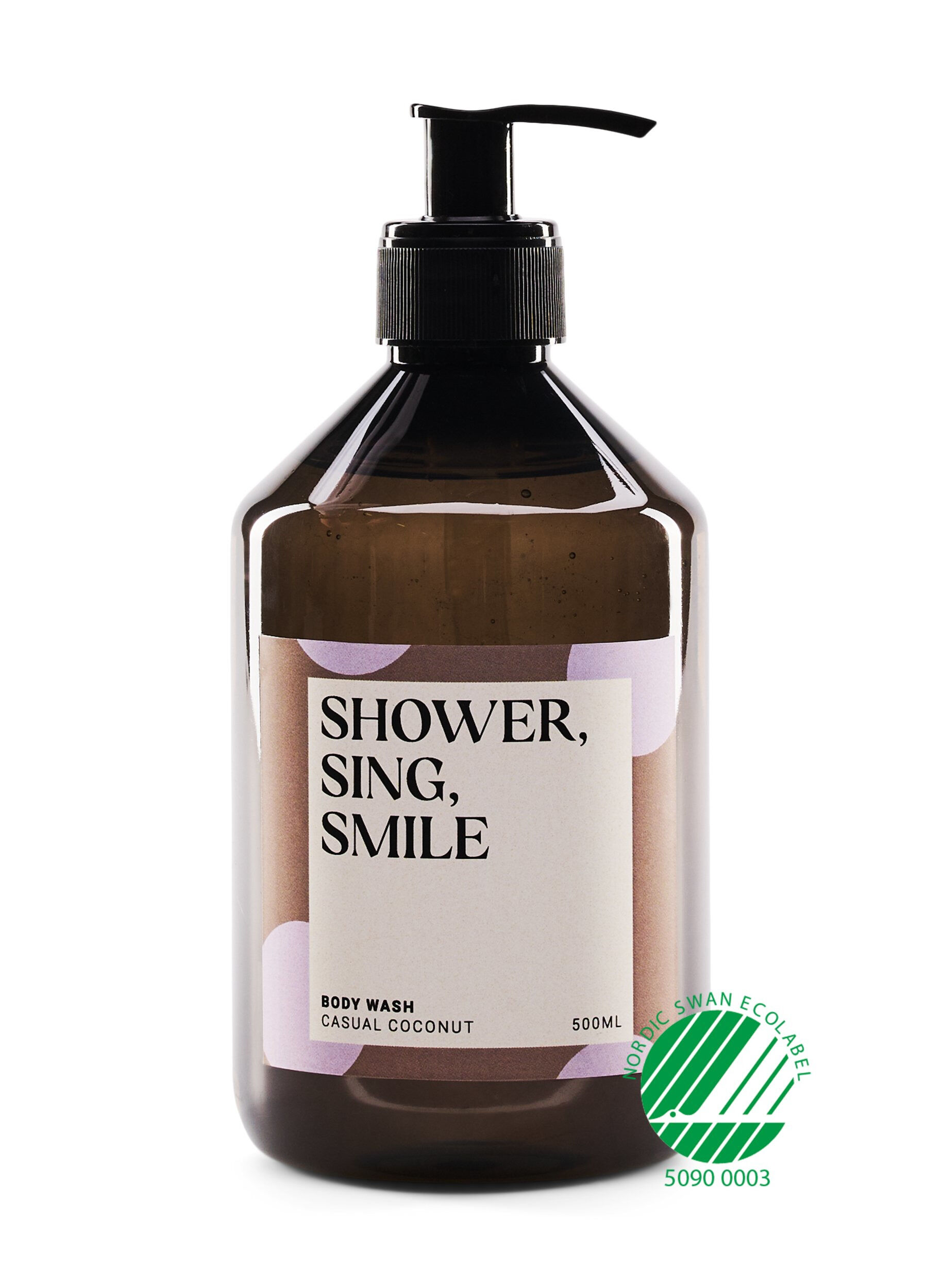 Zizzi Nordic Swan Ecolabel Bodywash - Casual Coconut 500 ml, Casual Coconut Dots, Packshot image number 0