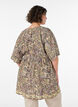 Tunika aus Viskose mit Paisley-Print und Bindeband, Gelb, Model image number 2