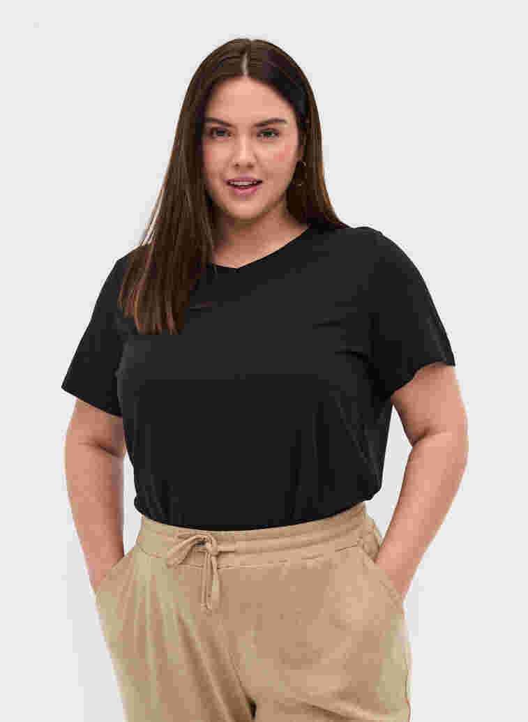 T-Shirt, Black, Model image number 0