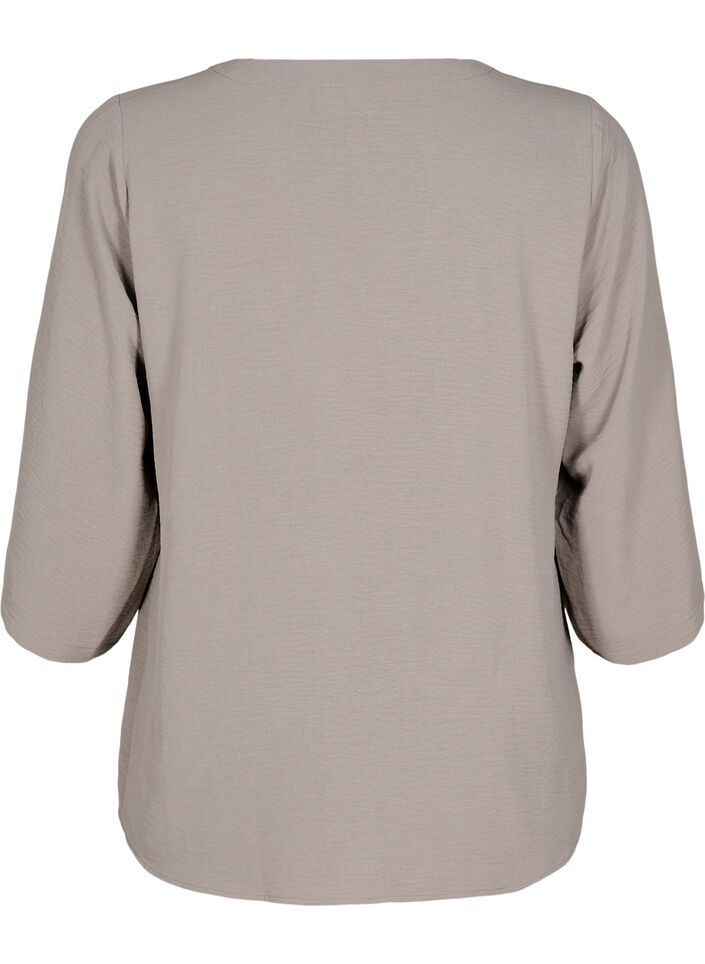 FLASH - Bluse mit 3/4-Ärmeln, Beige, Packshot image number 1