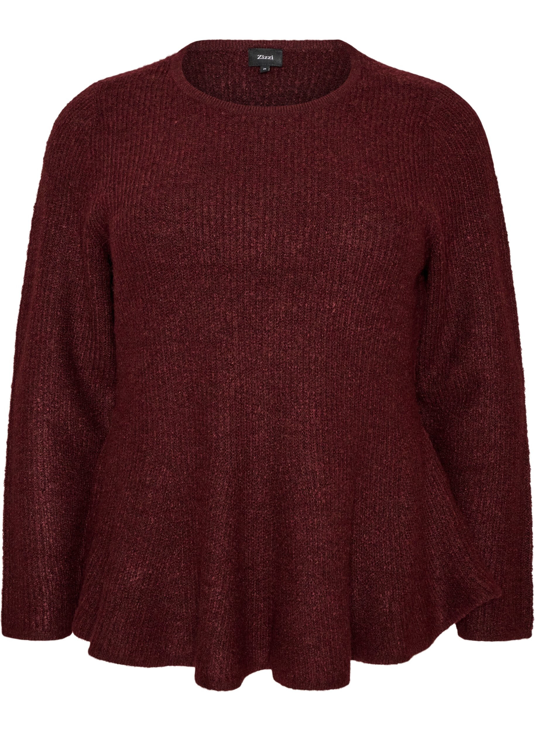 Strickbluse in A-Linie
