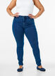 Hochtaillierte Super Slim Amy Jeans, Blau, Model image number 3