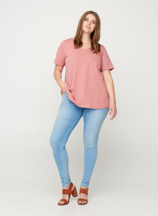 Basic T-Shirt, Rosa, Model image number 2