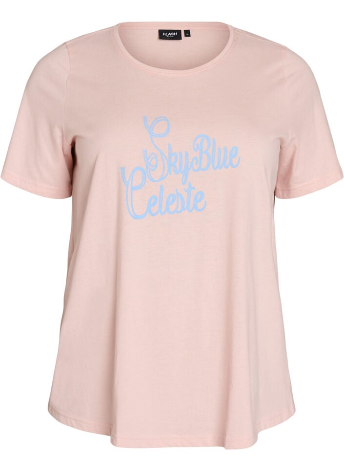 T-Shirt mit Print, Rot, Packshot image number 0