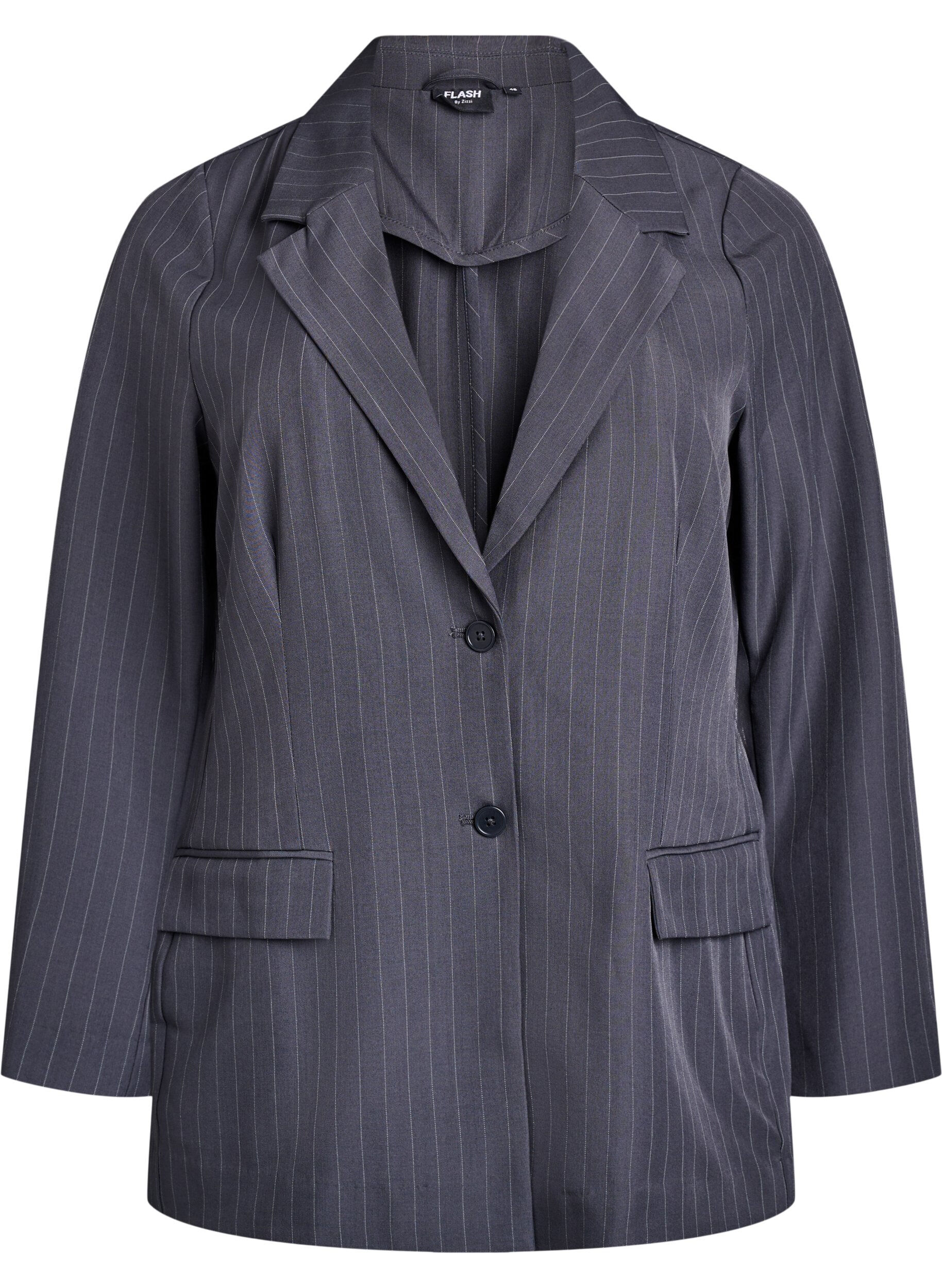 FLASH - Blazer mit Taschen und Schlitzen