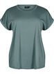 Kurz&auml;rmliges T-Shirt aus einer Baumwollmischung, Gr&uuml;n, Packshot image number 0