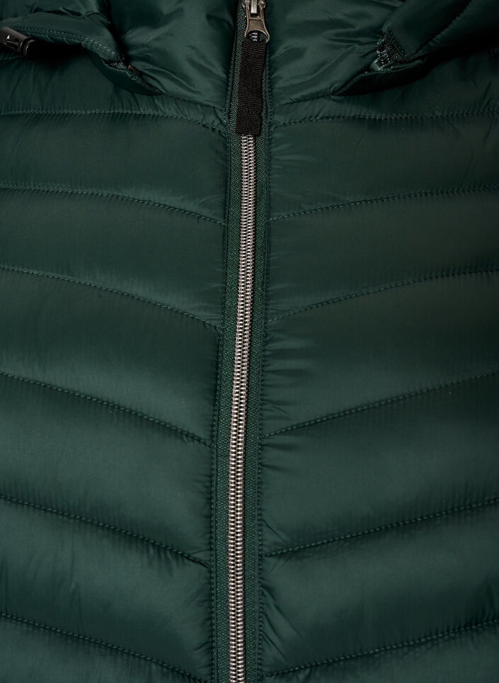 Leichte Jacke mit Taschen und abnehmbarer Kapuze, Gr&uuml;n, Packshot image number 2