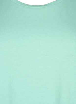 Kurzärmeliges T-Shirt aus einer Baumwollmischung, Cabbage, Packshot image number 2