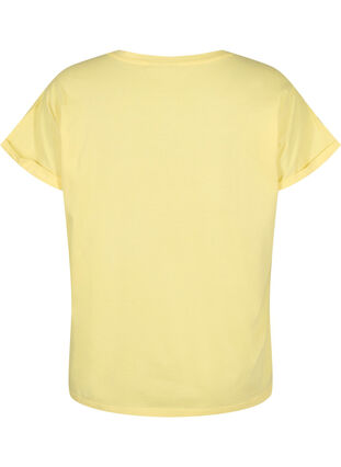 Lockeres T-Shirt mit Broderie anglaise, Popcorn, Packshot image number 1
