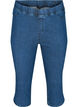 Caprihose in Baumwollmischung, Dark blue denim, Packshot image number 0
