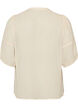 Bluse aus Seersucker mit Bindeband, Beige, Packshot image number 1