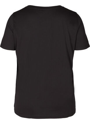 T-Shirt mit Print, Black FUTURE , Packshot image number 1