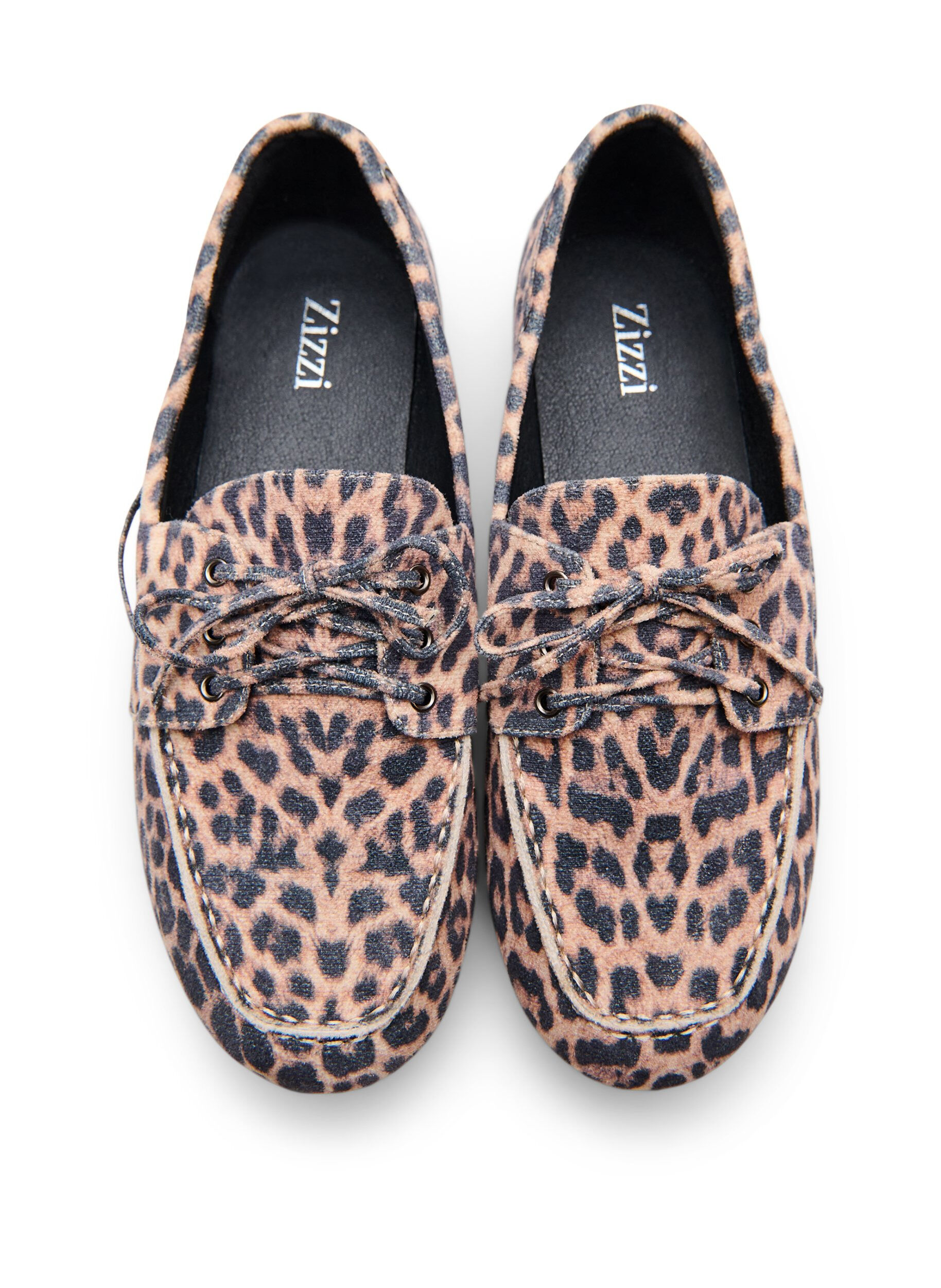 Zizzi Mokassins aus Kunstwildleder, Beige, Packshot image number 2