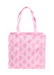 Einkaufstasche mit Rei&szlig;verschluss, Pink, Packshot image number 0