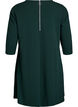 Kurz geschnittenes A-Linien Kleid aus Webstoff mit 3/4 &Auml;rmeln, Gr&uuml;n, Packshot image number 1