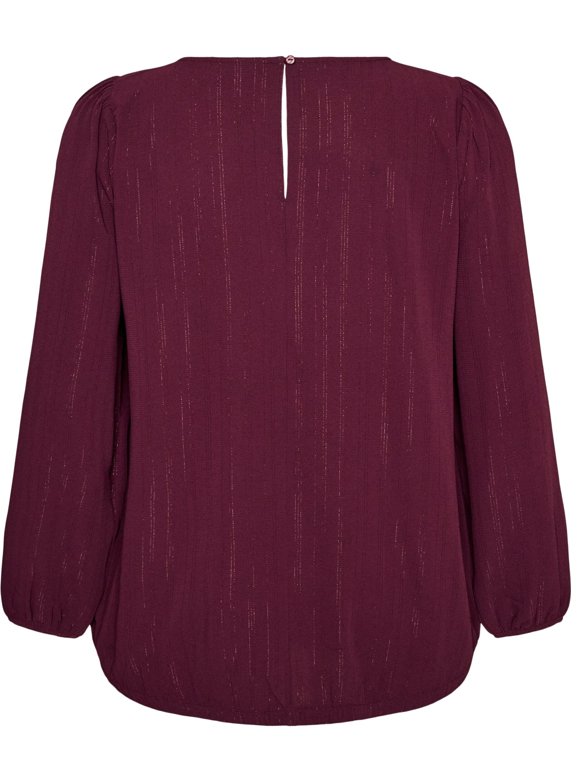 ZizziBluse mit Glitzer, Rot, Packshot image number 1