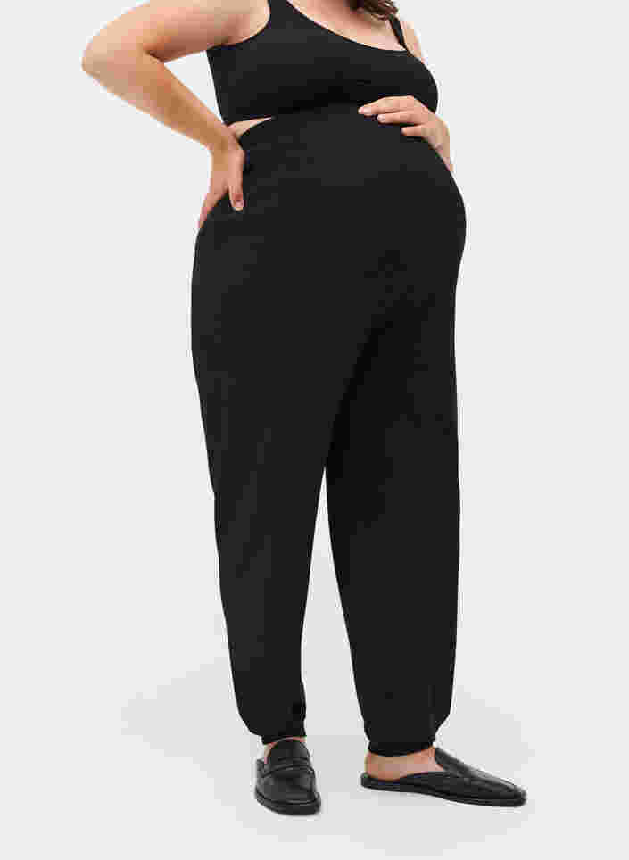 Schwangerschafts-Strickhose, Black, Model image number 2