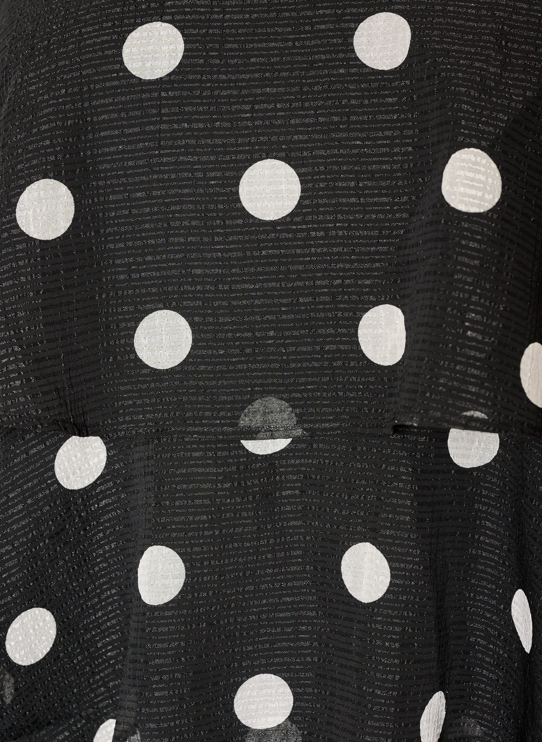 ZizziLagen-Top mit R&uuml;schen und Spaghettitr&auml;gern, Schwarz, Packshot image number 2