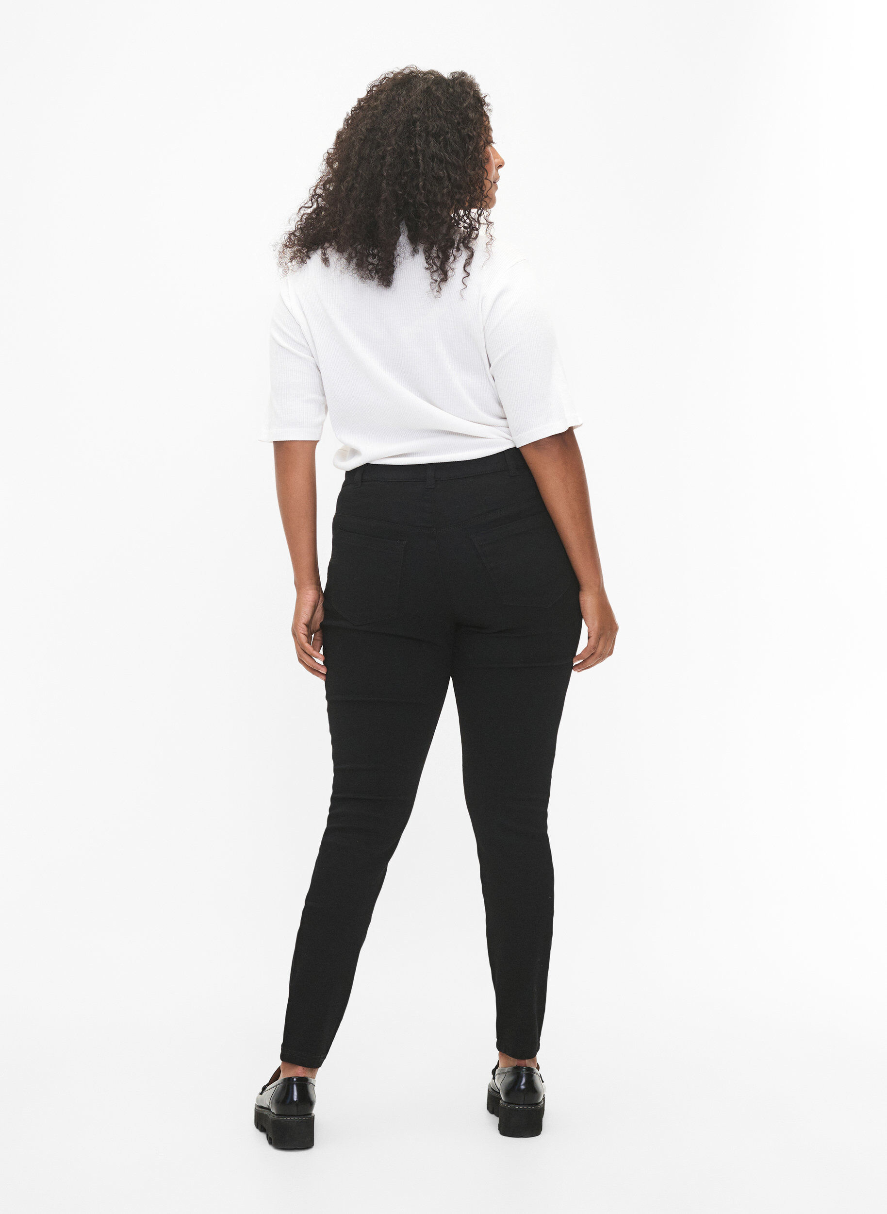 ZizziJeggings aus Baumwollmischung, Black, Model image number 1