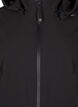Softshelljacke mit abnehmbarer Kapuze, Black, Packshot image number 2