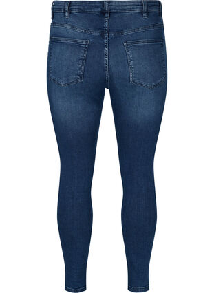 Aktionsartikel - Cropped Amy Jeans mit Schlitz, Blue denim, Packshot image number 1