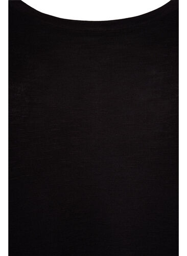 Trainings-T-Shirt aus Viskose mit Rundhalsausschnitt, Black, Packshot image number 2