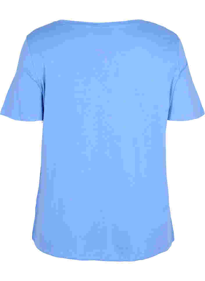 T-Shirt mit verstellbarem Saum, Ultramarine, Packshot image number 1