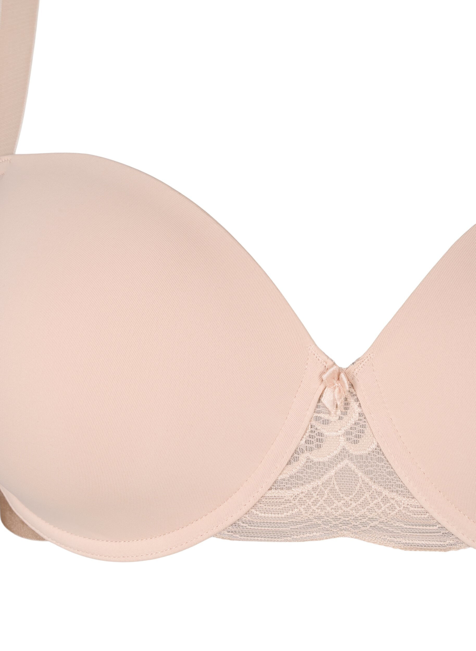 ZizziVorgeformter BH mit Mesh, Beige, Packshot image number 2