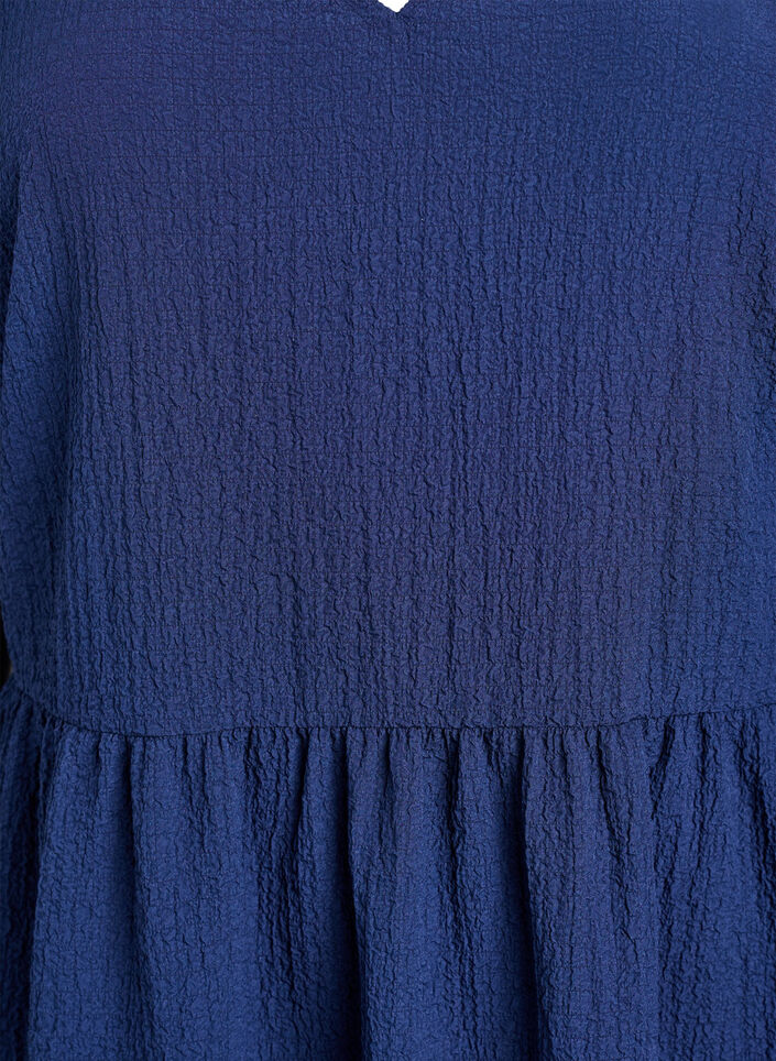 Kurzes A-Linien-Kleid, Blau, Packshot image number 2