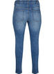 Sanna Jeans mit super schmaler Passform und Knopfverschluss, Blue denim, Packshot image number 1