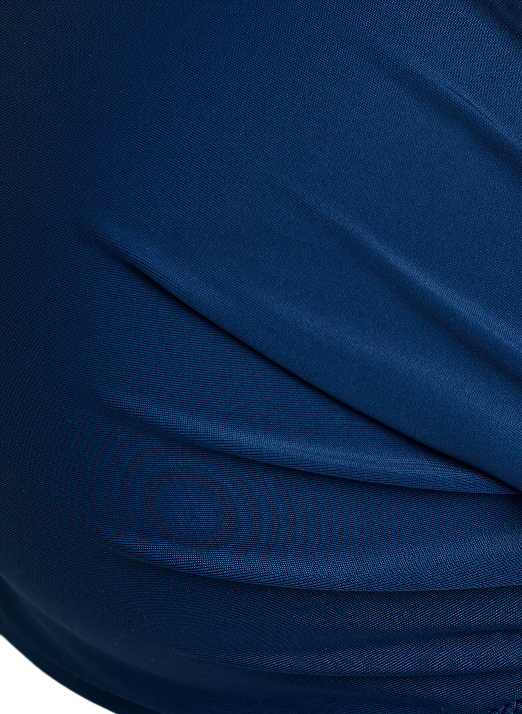 ZizziBikinioberteil mit B&uuml;gel und Raffung, Blau, Packshot image number 2