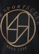 Sweatshirt mit gesticktem Text, Schwarz, Packshot image number 2